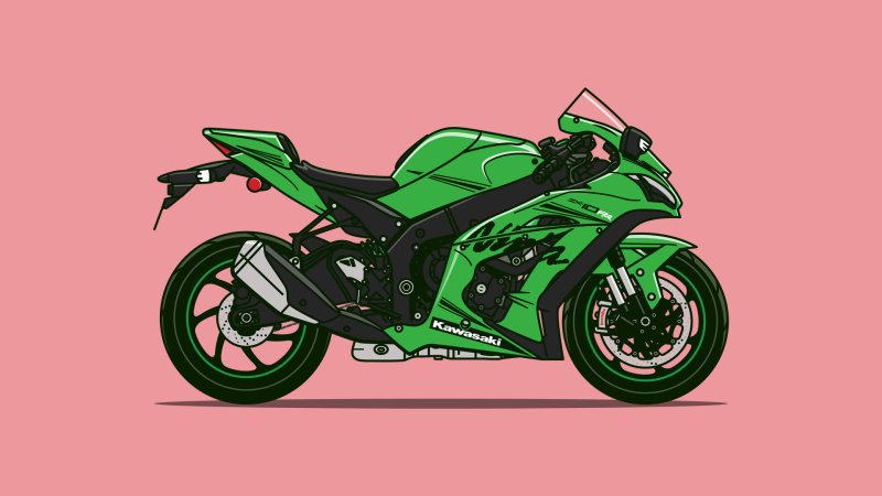 Кавасаки ниндзя арт