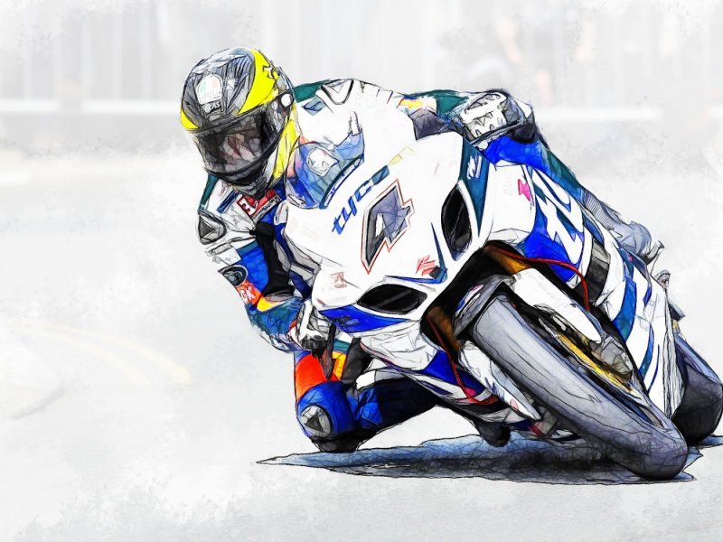 Мотоцикл гонщика