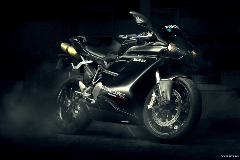 Дукати мотоцикл черный