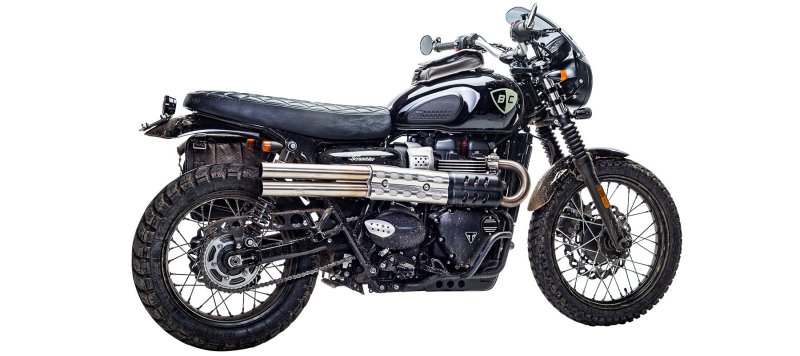 Выхлоп Triumph Scrambler 900