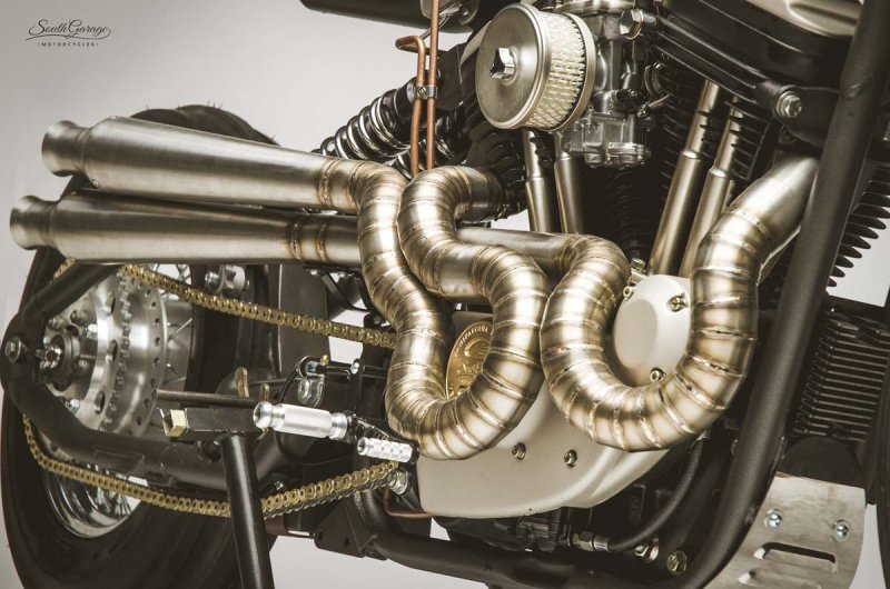 Harley Sportster Custom Exhaust