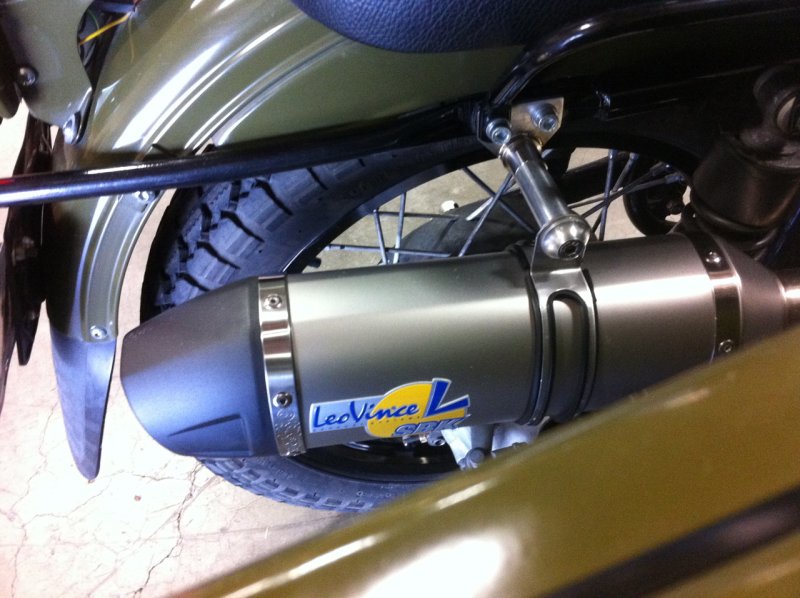 Выхлоп на мотоцикл Урал