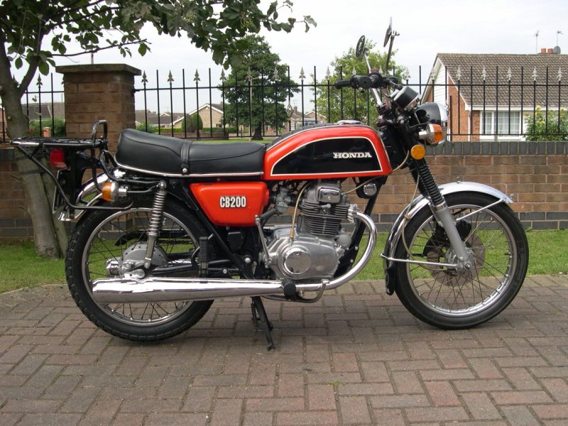 Honda cb200 and cl200
