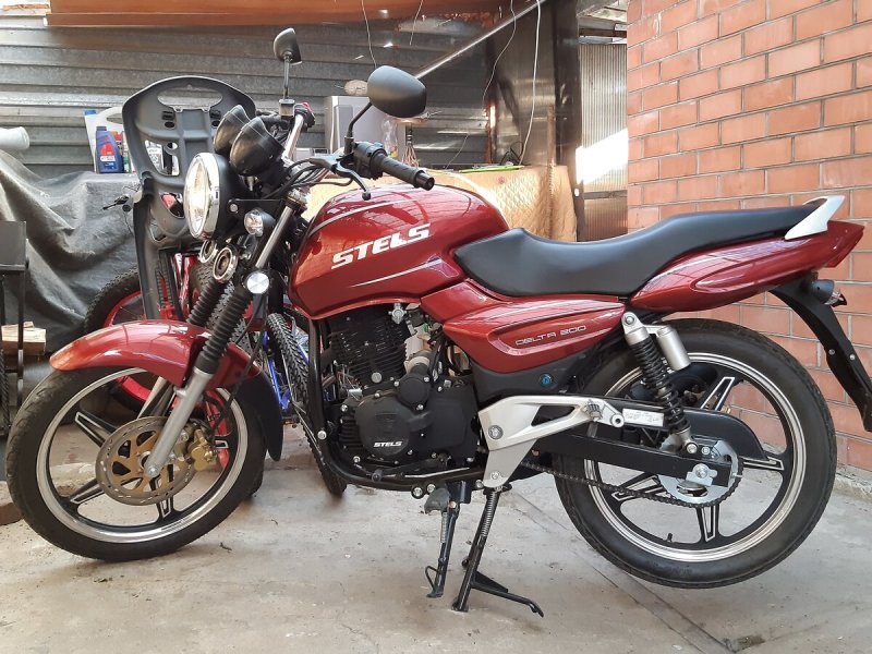 Мотоцикл стелс Дельта 200 красный