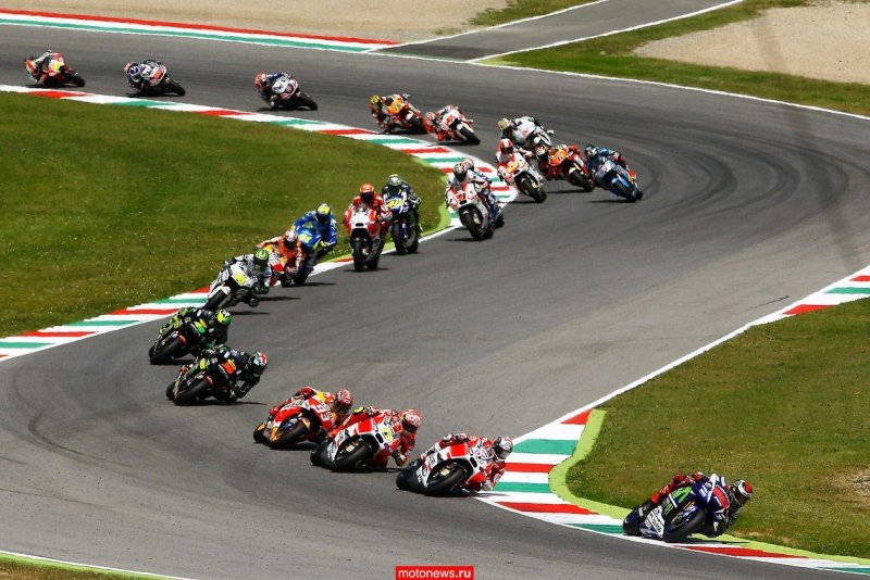 Шоссейно-кольцевым мотогонкам MOTOGP.