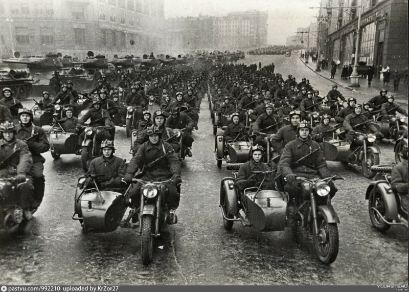 Мотоциклетный полк РККА 1941-1945