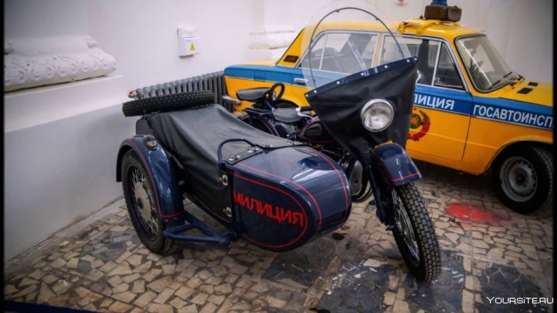 Урал мотоцикл милицейский СССР