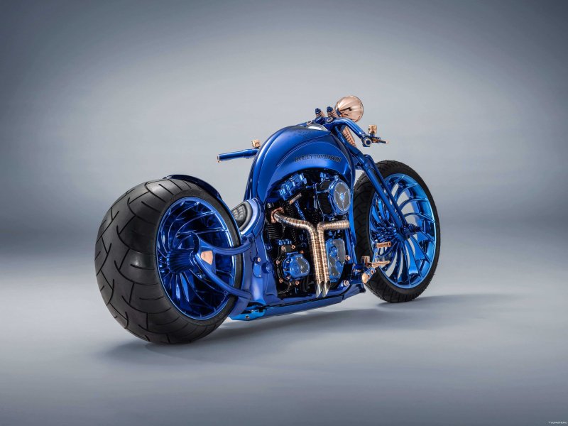 Мотоцикл Harley Davidson Blue Edition