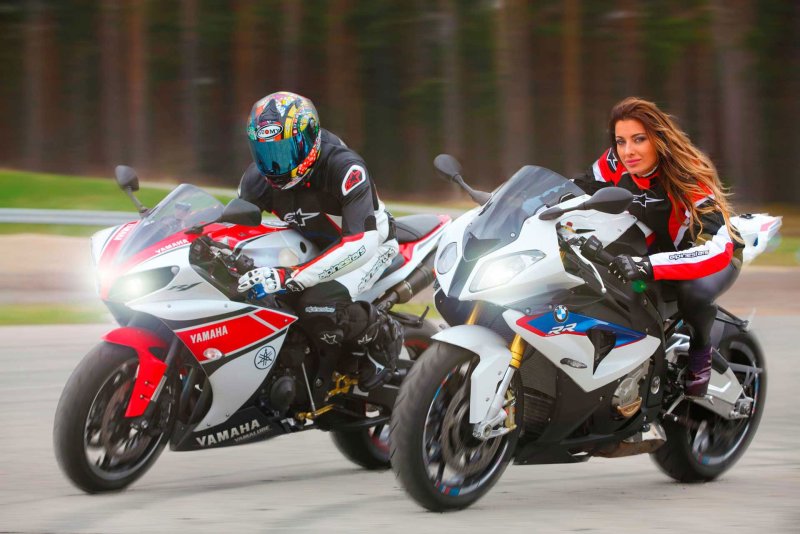 Правильная посадка на спортивном мотоцикле