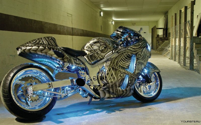 Мотоцикл тюнингованный