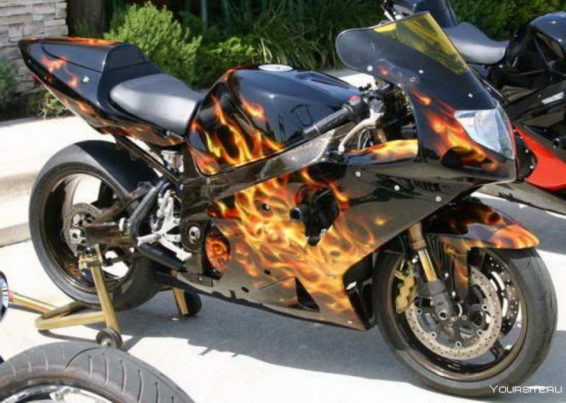 Покраска мото