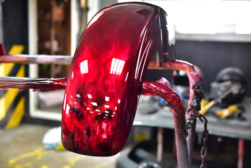 Покраска мотоцикла