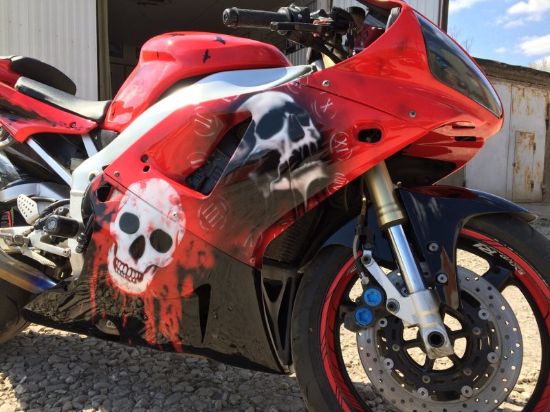 Аэрография Yamaha r1 2009
