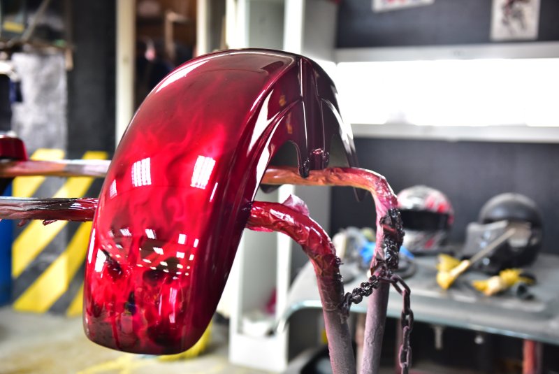 Покраска мотоцикла Кэнди драйв 2