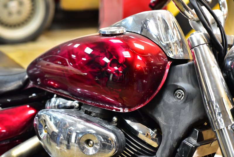 Honda Steed красный Кэнди