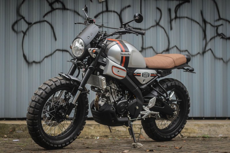 Yamaha xsr155 Scrambler Custom