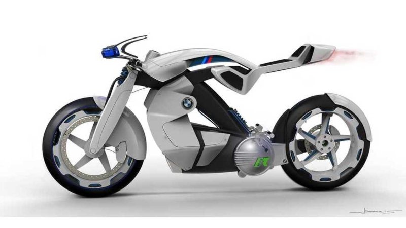 Электромотоцикл концепт БМВ