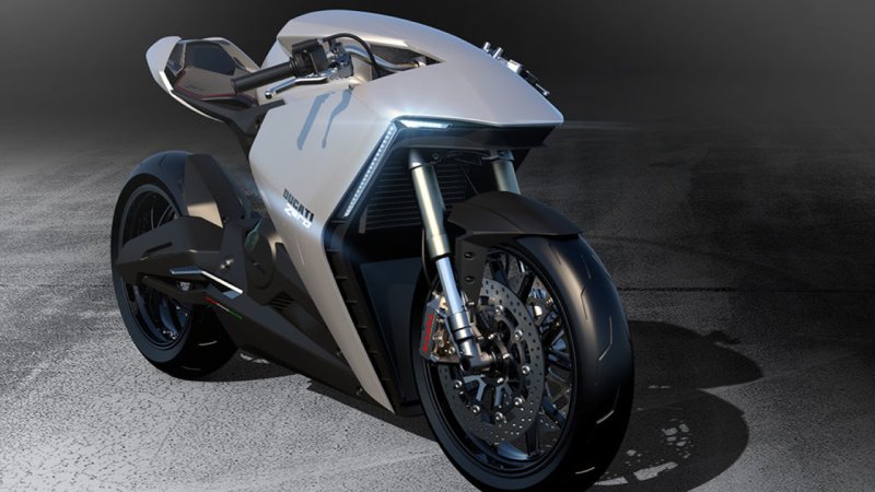Электромотоцикл Ducati