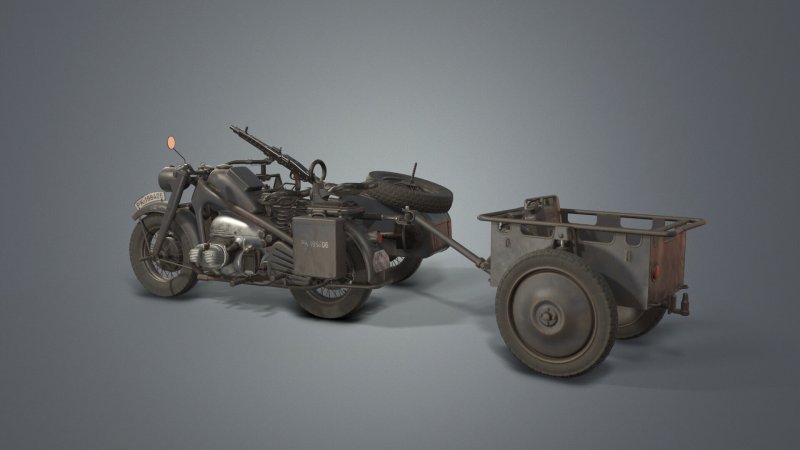 Мотоцикл Zundapp KS 750 чертежи