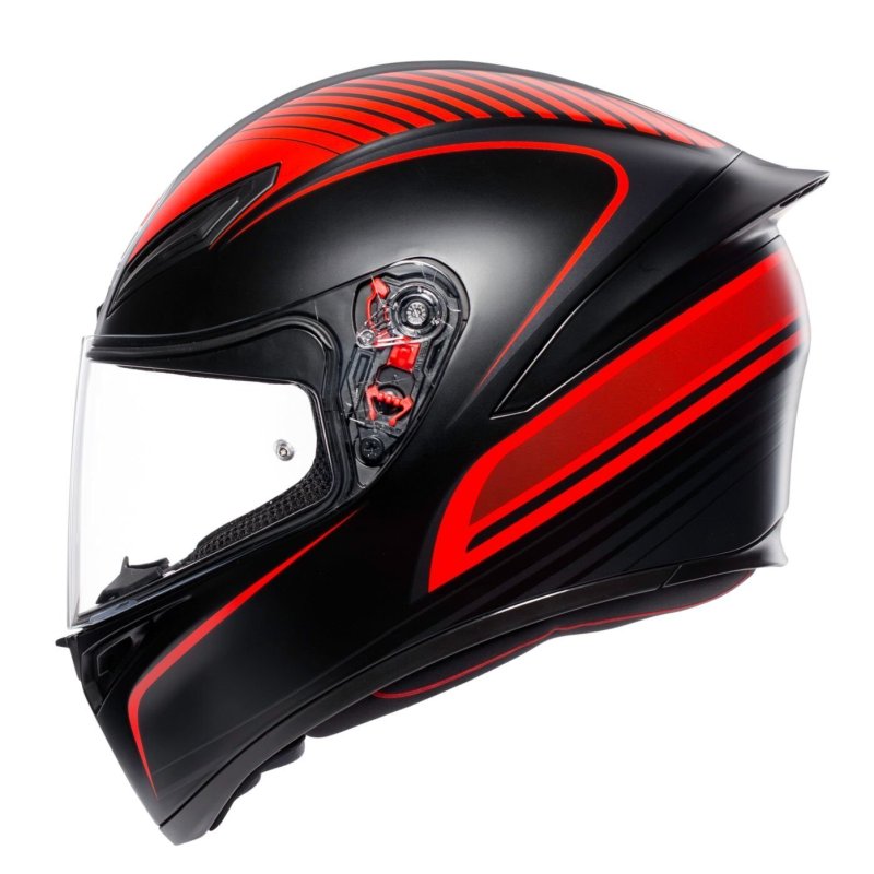 Мотошлем AGV k1warmup Matt Black/Red