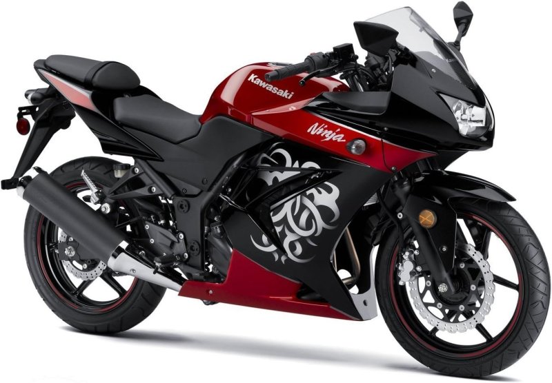 Kawasaki Ninja 250r красный