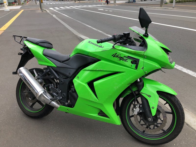 Кавасаки ниндзя 250 зеленый