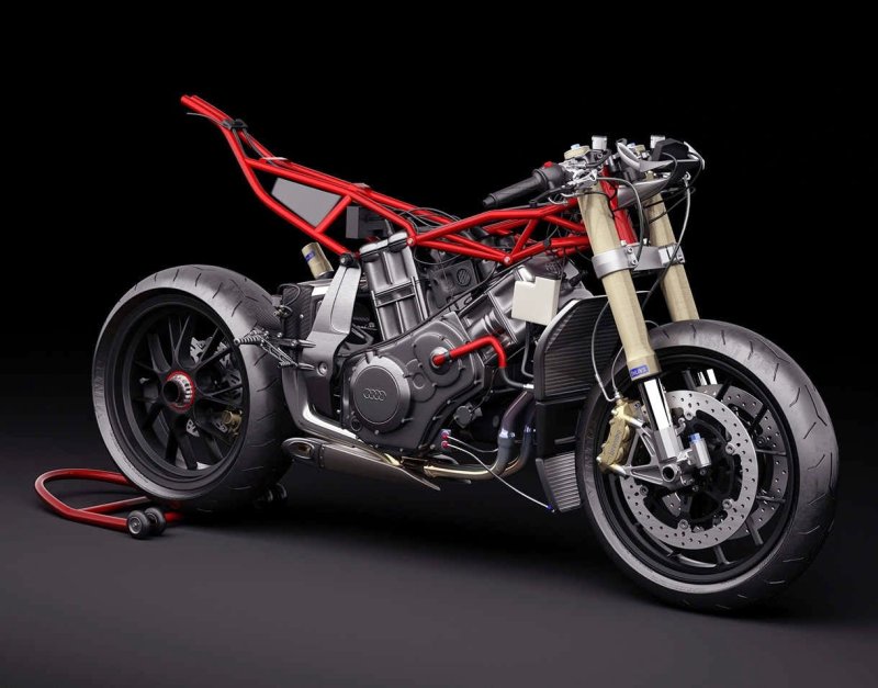 Мотоцикл Ауди новый