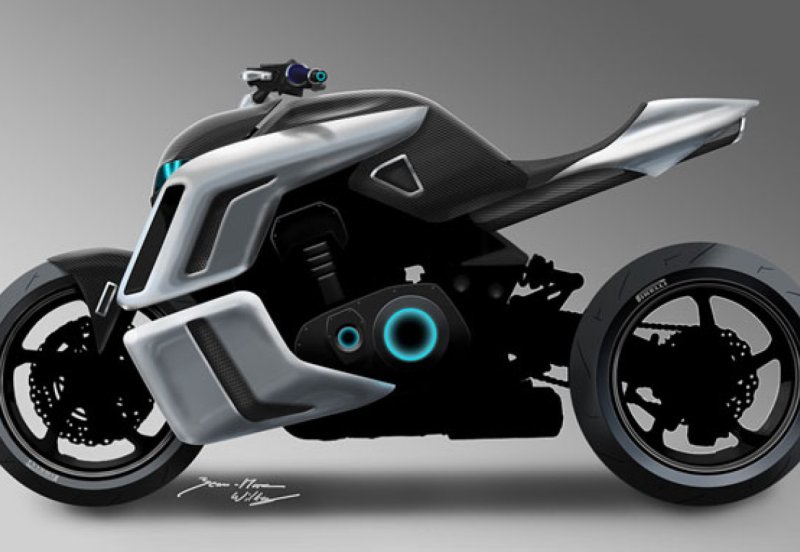 Электромотоцикл от Ауди