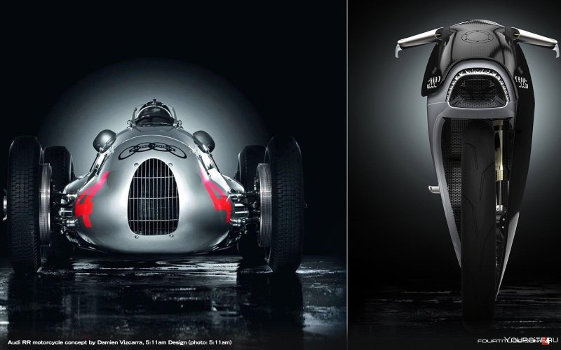 Мотоцикл Ауди будущего