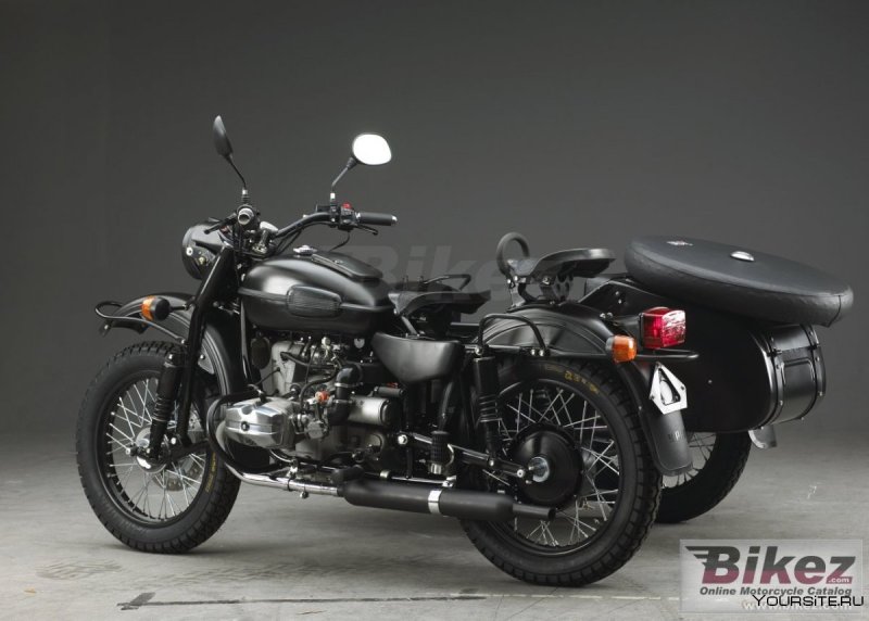 Мотоцикл Урал черный матовый