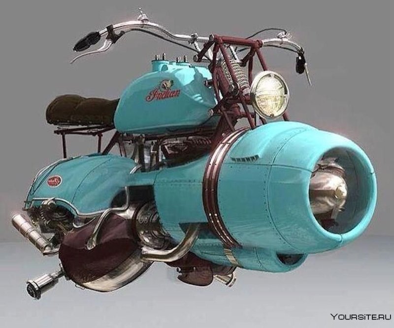 Дизельпанк мотоцикл СССР