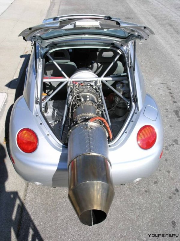 Фольксваген Жук с реактивным двигателем