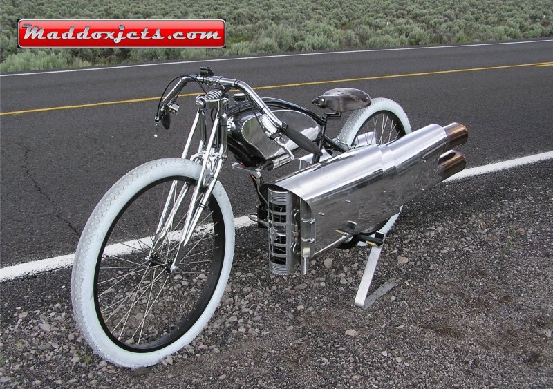 Байк с реактивным двигателем