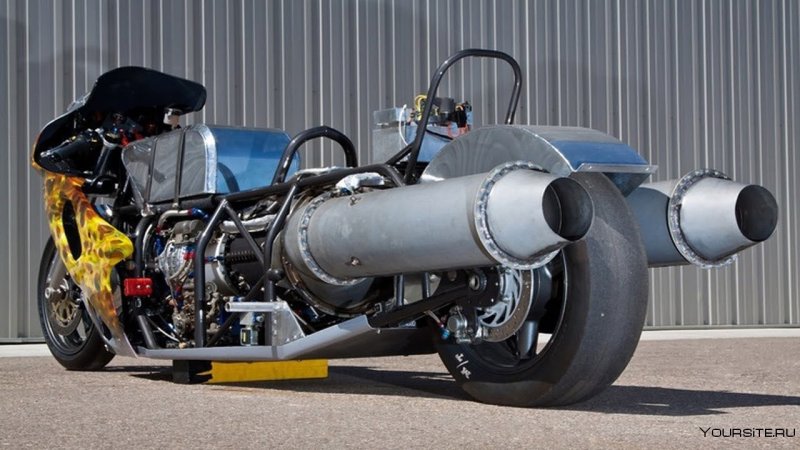 Байк с реактивным двигателем