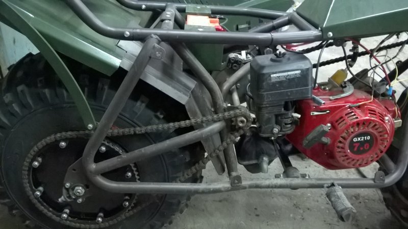 Полноприводный мотоцикл Тарусь 2х2