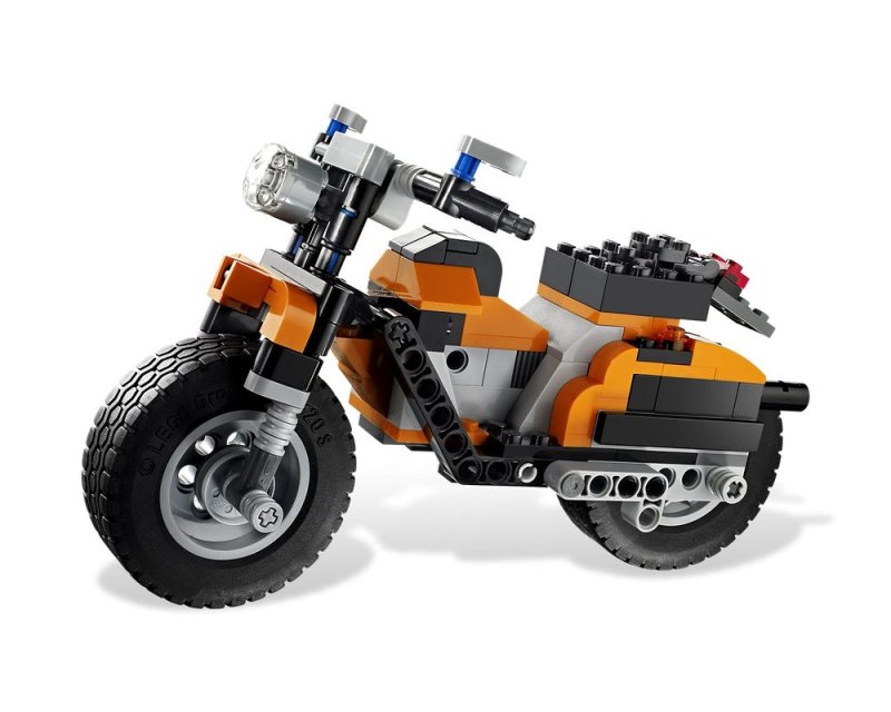 LEGO Technic оранжевый мотоцикл