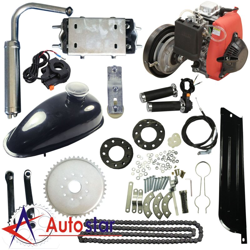 80cc двухтактный комплект бензинового двигателя