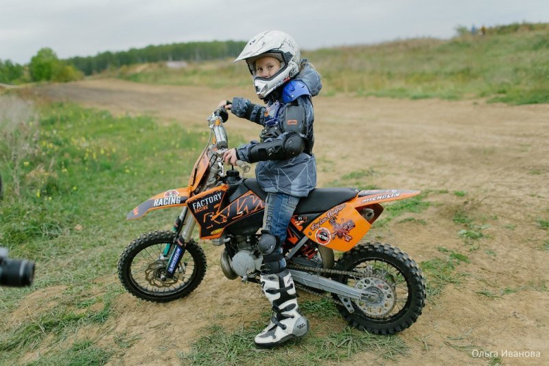 Детский кроссовый мотоцикл KTM