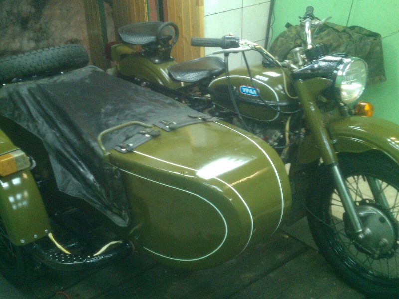 Модели мотоциклов Урал 1988 года изделие 422136