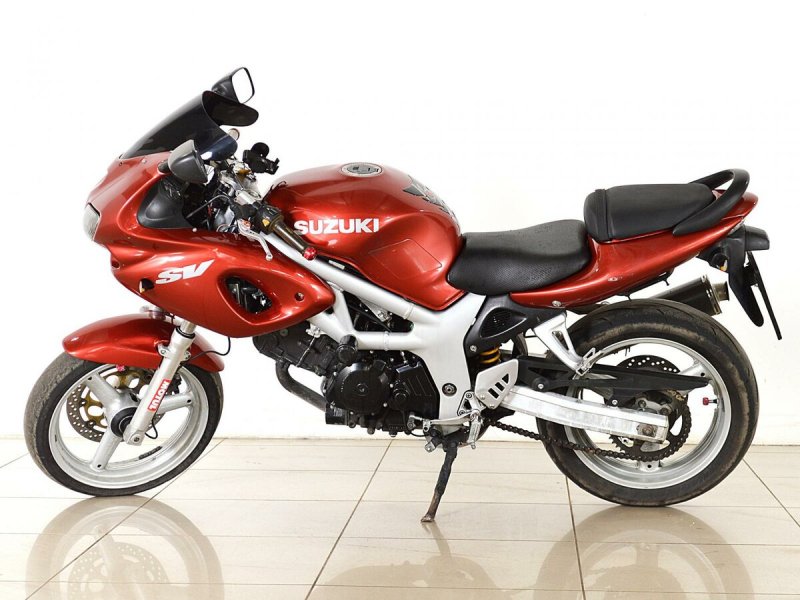 Suzuki sv400 красно черный