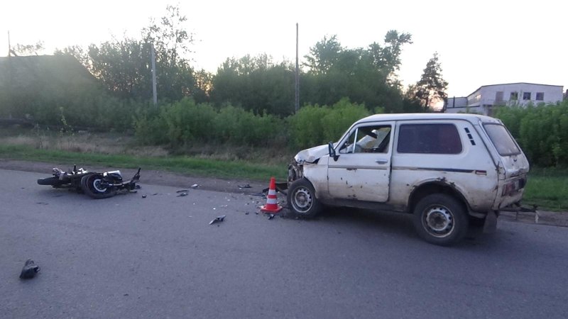 Сосновская Нива авария