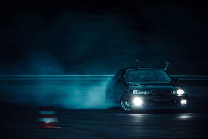 Чайзер 100 ночной дрифт