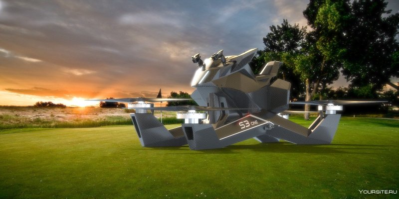 Летающий мотоцикл Hoverbike s3
