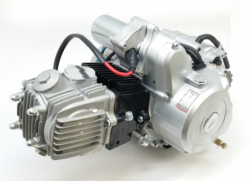 Двигатель 125см3 152fmi (52.4x55.5) механика, 3ск+реверс, верхний стартер