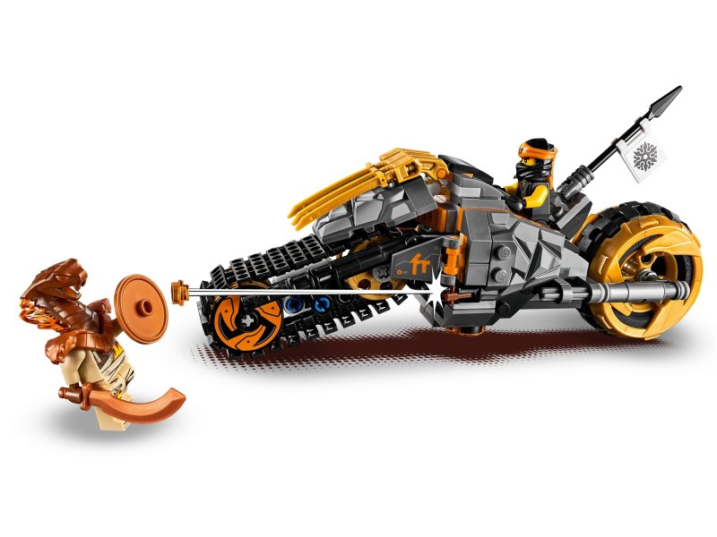 Конструктор LEGO Ninjago 70672 раллийный мотоцикл Коула