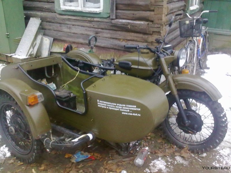 Мотоцикл Урал хаки