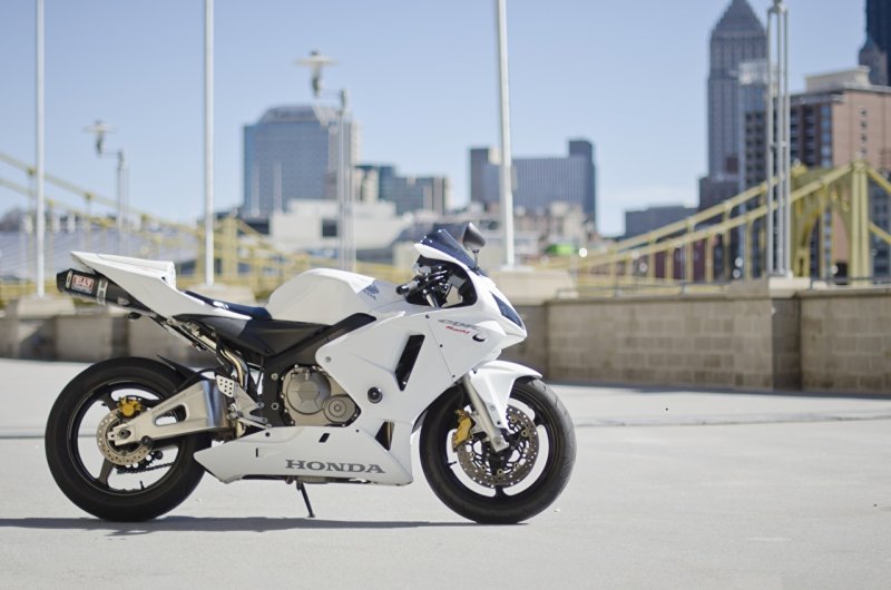 Honda cbr600rr белый