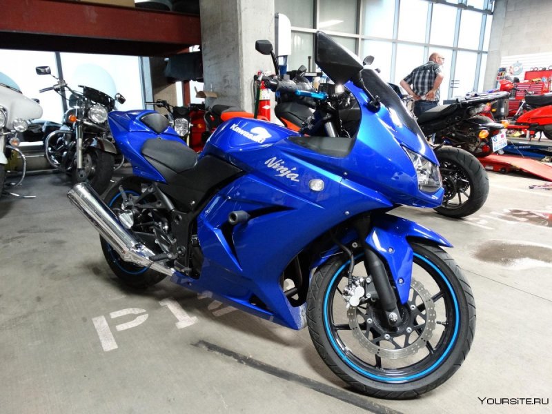 Кавасаки 250r синий