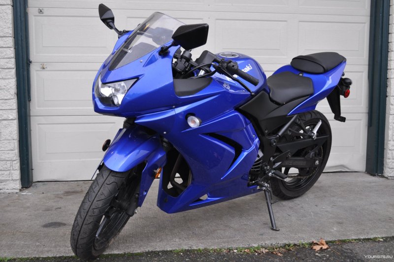Kawasaki Ninja 250r синий