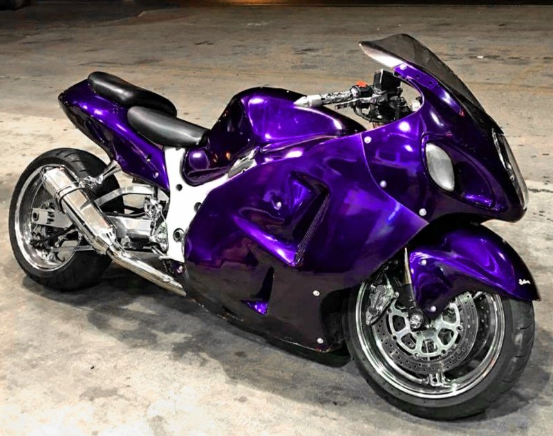 Suzuki Hayabusa фиолетовый